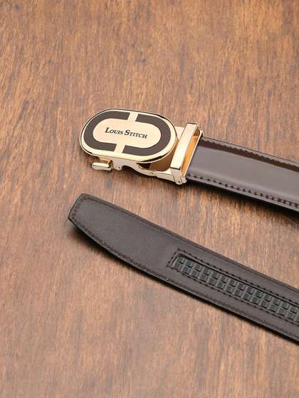 LOUIS STITCH Premium VT
                    Leather Men Auto Lock Buckle Belt