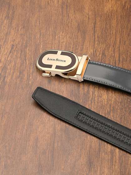 LOUIS STITCH Premium VT
                    Leather Men Auto Lock Buckle Belt