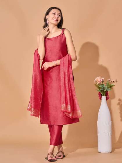 KALINI Women Kurta with Trousers With Dupatta