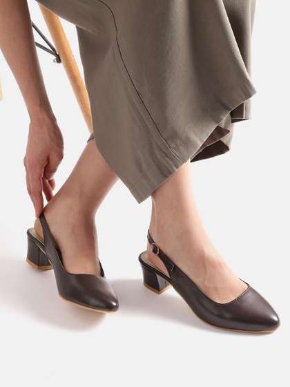 Marc Loire Women
                          Solid PU Work Block Pumps