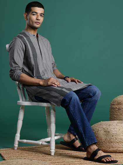 Sangria Striped Kurta