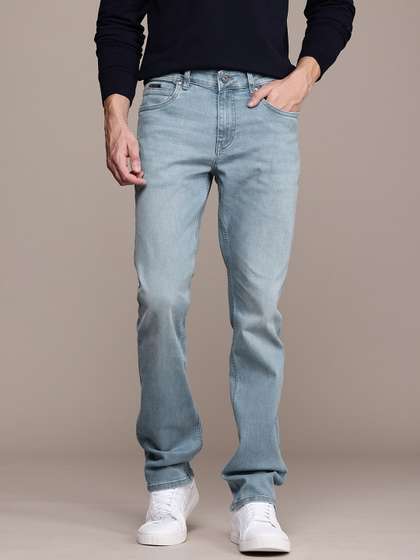 Nautica Men Straight Fit Low-Rise Light Fade Stretchable Jeans