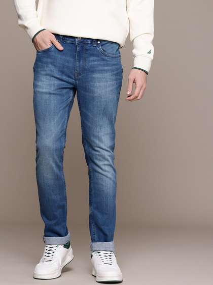 Nautica Men Slim Fit Heavy Fade Stretchable Jeans