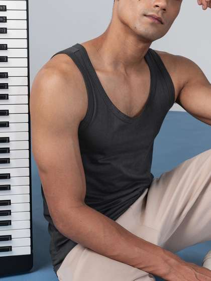 DAMENSCH Neo Cotton
                        Premium Cotton Blend Ultra Soft Fabric Pinstripe
                        Vests