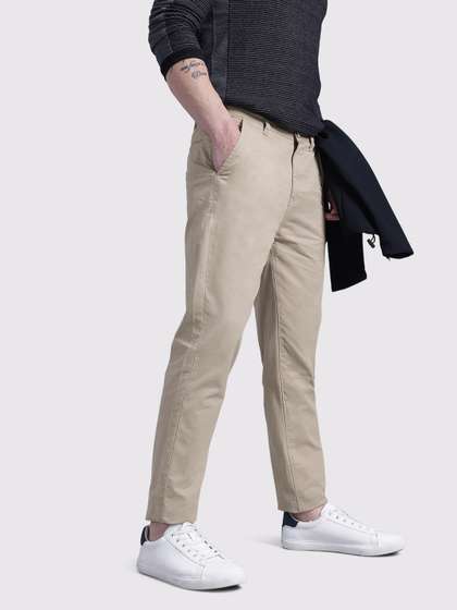 The Roadster Life
                        Co. Men Pure Cotton Chinos