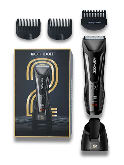 MENHOOD Battery
                      Powered 4000k LED 150Min Runtime WaterProof
                      Cordless Grooming Trimmer 2.0