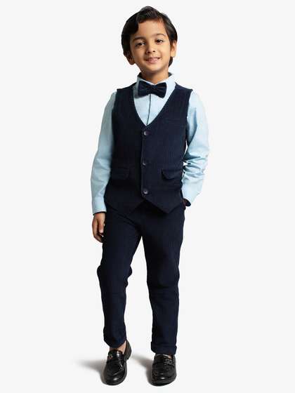 Ed-a-Mamma Boys 4-Piece
                    Pure Cotton Party Suit