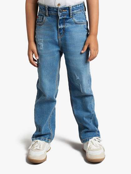 Ed-a-Mamma Boys Comfort
                    Low Distress Regular Fit Jeans