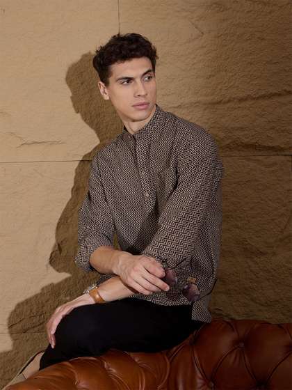 DENNISON Pure Cotton Straight Kurta