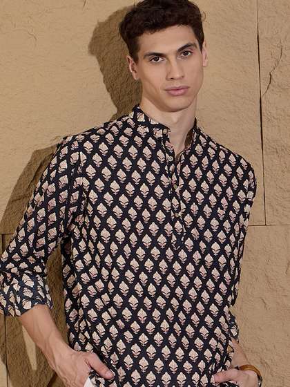 DENNISON Printed Pure Cotton Kurta