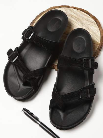 99CRAFTS Men Suede
                    Comfort Sandals