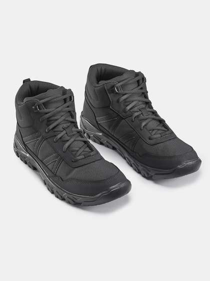 Decathlon Quechua
                          - Men Black NH100 Cushioned Hiking Shoes