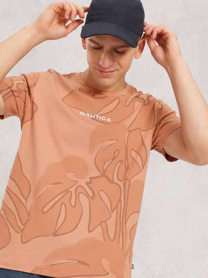 Nautica Men Floral
                        Printed T-shirt