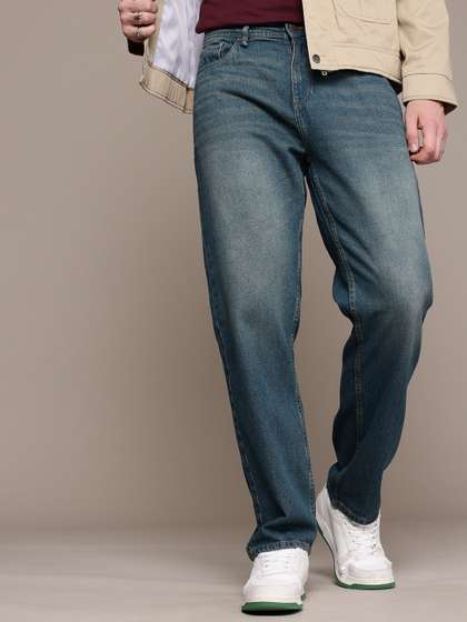 Roadster Men Pure Cotton Straight Jeans
