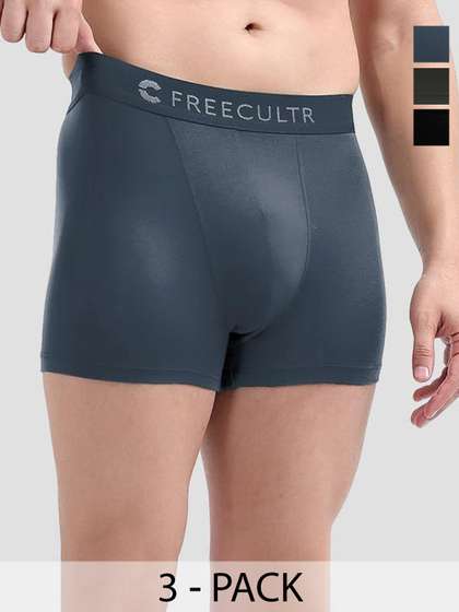 FREECULTR Pack Of 3
                        Anti-Bacterial Trunks