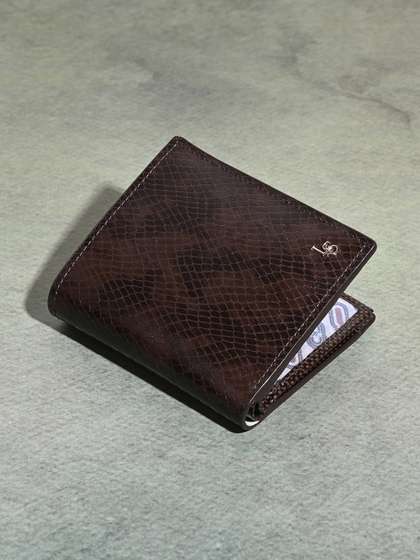 Louis Stitch
                      Handcrafted Spanish Leather Diary Shape Wallet for
                      Men