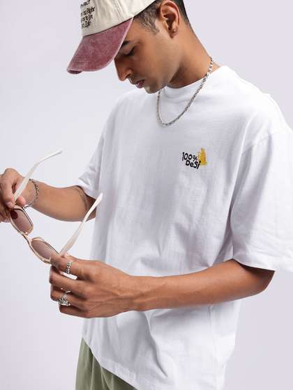 glitchez Printed Oversized T-shirt