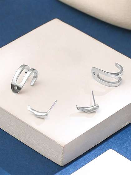 Yellow Chimes Men
                    Stainless Steel Contemporary Studs