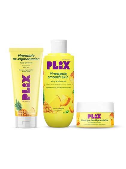 PLIX THE PLANT FIX
                        Pineapple Bath & Body Trio with Niacinamide
