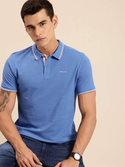 Being Human Polo Collar Pure Cotton T-shirt