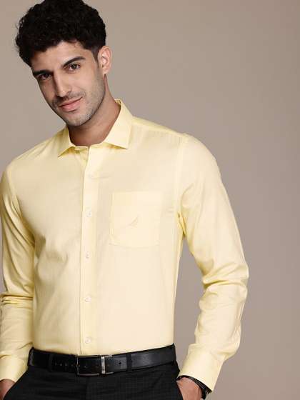 Nautica Pure Cotton Classic Slim Fit Opaque Formal Shirt