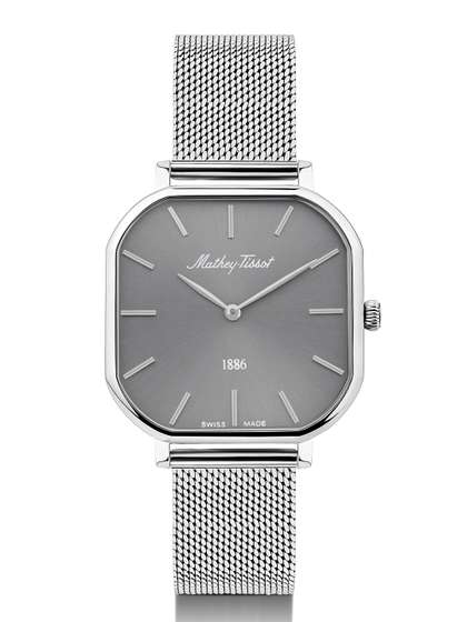 Mathey-Tissot Women
                      Swiss Made Monsoon Stainless Steel Silver Dial
                      Quartz Watch - D7917AS