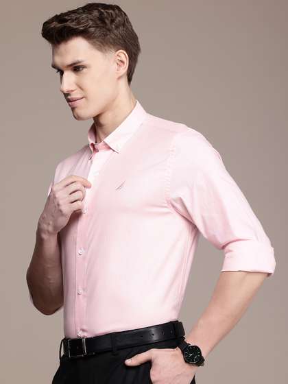 Nautica Pure Cotton Classic Slim Fit Formal Shirt