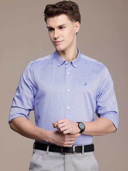 Nautica Pure Cotton Classic Slim Fit Formal Shirt