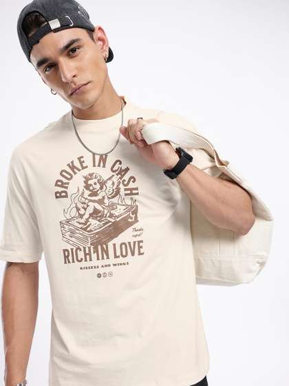 glitchez Printed Relaxed Fit T-shirt