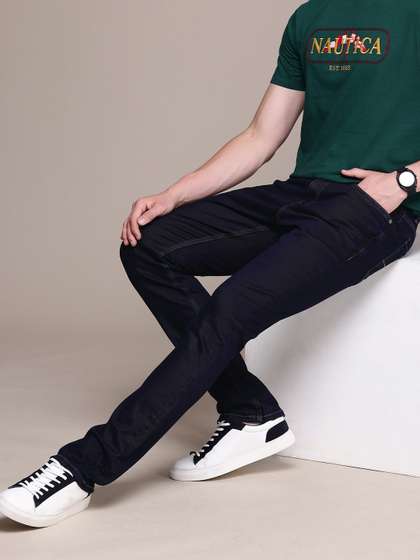Nautica Men Straight Fit Light Fade Stretchable Jeans