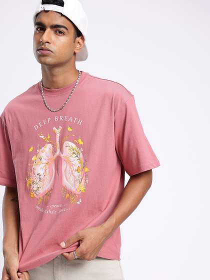 glitchez Urban Cool Graphic Printed Relaxed Fit T-shirt