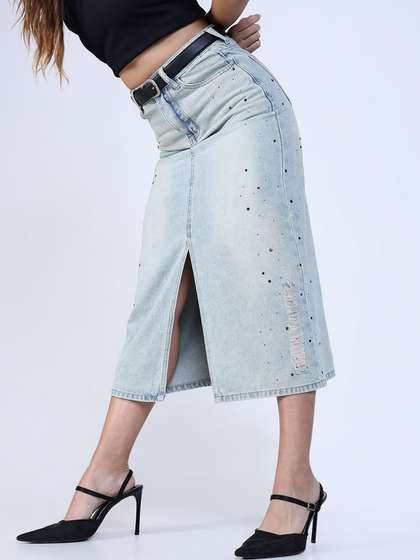 SHOWOFF Women A-Line Midi Skirts