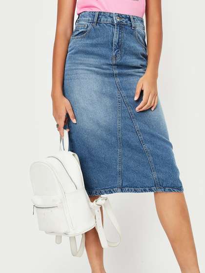 max Girls A-Line Midi Skirts