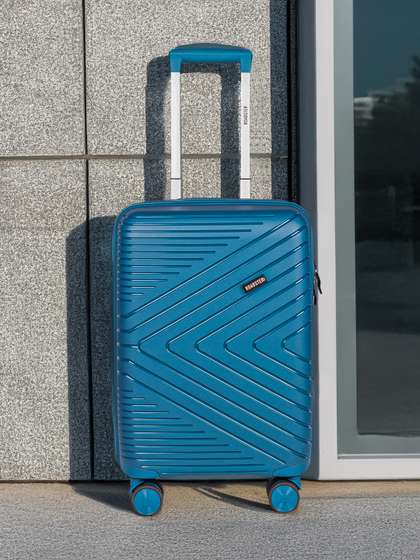 The Roadster Life
                          Co. Textured Hard Sided Cabin Trolley Bag -
                          45.54 L