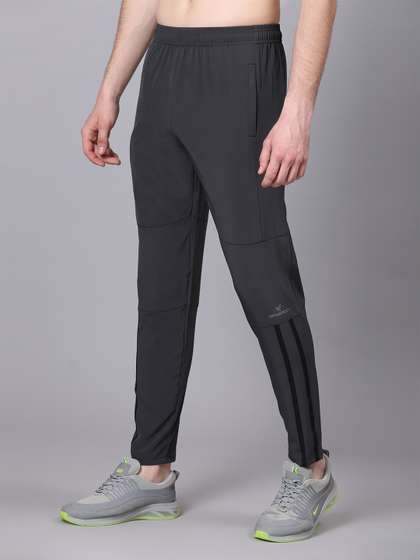 Dpassion Men Quick Dry Gym Training Track Pants Stretchable Workout Activewear