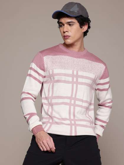 The Roadster Life
                        Co. Checked Pullover Sweater