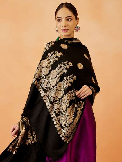 Pashmoda Women
                        Floral Embroidered Shawl