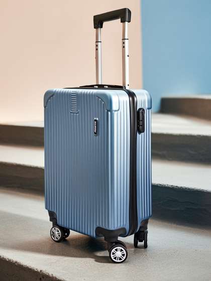 The Roadster Life
                        Co. Textured Hard-Sided Cabin Trolley Bag -
                        45.54L
