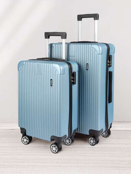 The Roadster Life
                        Co. Set of 2 Textured Hard Sided Trolley Bag -
                        120L