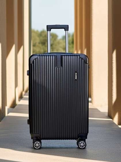 The Roadster Life
                        Co. Textured Hard-Sided Medium Trolley Bag -
                        74.93L