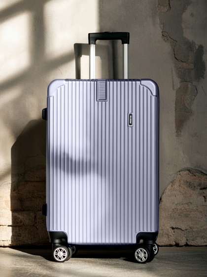 The Roadster Life
                          Co. Textured Hard Sided Medium Trolley Bag -
                          74.93 L