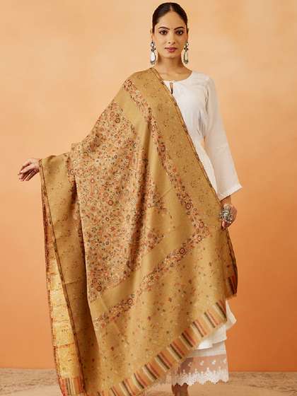 Pashmoda Women Woven Design Shawl