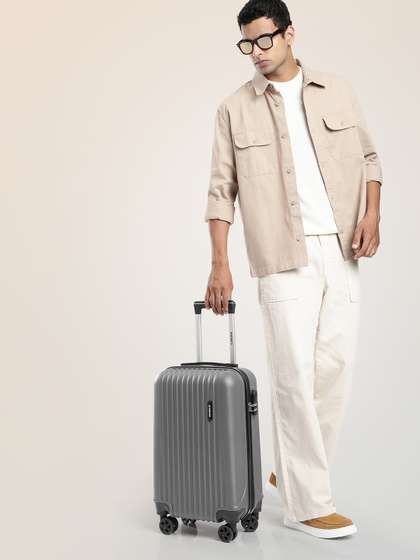 WROGN Unisex Hard
                        Shell Cabin Trolley Suitcase 35.6L