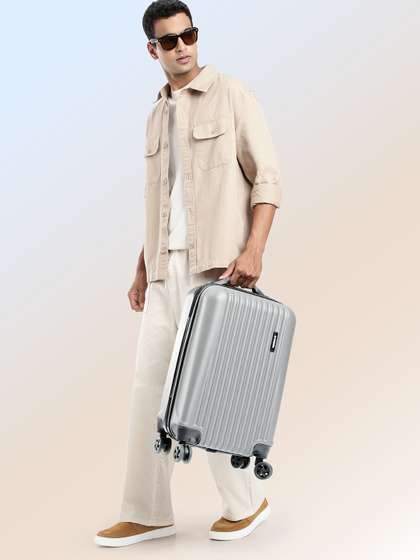WROGN Unisex Hard
                        Shell Cabin Trolley Suitcase 35.6L