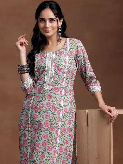 Libas Women Floral Printed Kurta