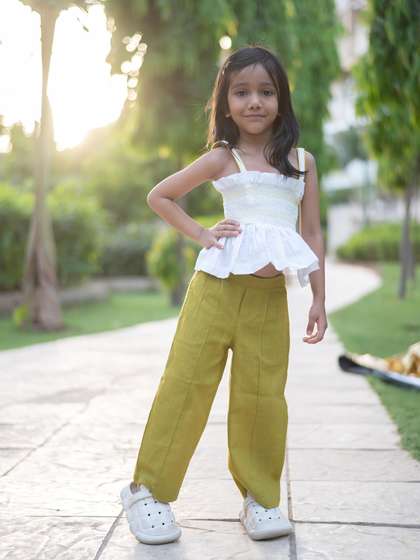 Peekaaboo Kids
                          Girls Top with Trousers