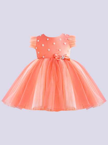 STANWELLS KIDS Girls
                    Beads & Stones Bow Fit and Flare Dress