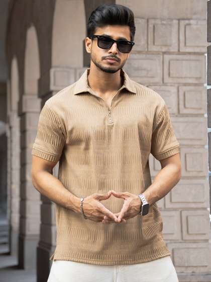 Powerlook Men Polo Collar T-shirt