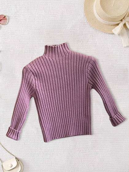 FOREVER FRIDAY Girls
                    Ribbed Turtle Neck Pullover