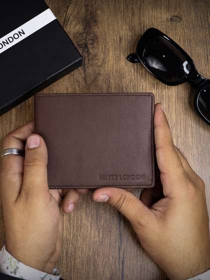 Hayes London Men
                      Wallets Genuine Leather with RFID Blocking